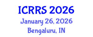 International Conference on Religion and Religious Studies (ICRRS) January 26, 2026 - Bengaluru, India