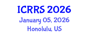 International Conference on Religion and Religious Studies (ICRRS) January 05, 2026 - Honolulu, United States International Conference on Religion and Religious Studies (ICRRS) January 05, 2026 - Honolulu, United States