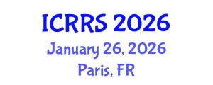 International Conference on Religion and Religious Studies (ICRRS) January 26, 2026 - Paris, France International Conference on Religion and Religious Studies (ICRRS) January 26, 2026 - Paris, France