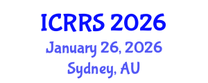 International Conference on Religion and Religious Studies (ICRRS) January 26, 2026 - Sydney, Australia International Conference on Religion and Religious Studies (ICRRS) January 26, 2026 - Sydney, Australia
