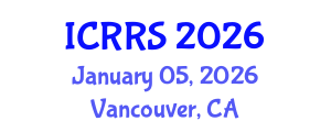 International Conference on Religion and Religious Studies (ICRRS) January 05, 2026 - Vancouver, Canada International Conference on Religion and Religious Studies (ICRRS) January 05, 2026 - Vancouver, Canada