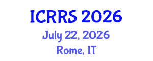 International Conference on Religion and Religious Studies (ICRRS) July 22, 2026 - Rome, Italy International Conference on Religion and Religious Studies (ICRRS) July 22, 2026 - Rome, Italy