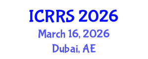 International Conference on Religion and Religious Studies (ICRRS) March 16, 2026 - Dubai, United Arab Emirates International Conference on Religion and Religious Studies (ICRRS) March 16, 2026 - Dubai, United Arab Emirates