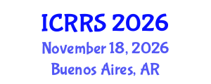 International Conference on Religion and Religious Studies (ICRRS) November 18, 2026 - Buenos Aires, Argentina