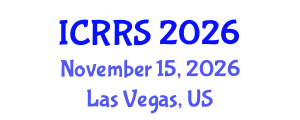 International Conference on Religion and Religious Studies (ICRRS) November 15, 2026 - Las Vegas, United States International Conference on Religion and Religious Studies (ICRRS) November 15, 2026 - Las Vegas, United States