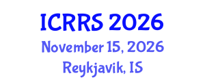 International Conference on Religion and Religious Studies (ICRRS) November 15, 2026 - Reykjavik, Iceland International Conference on Religion and Religious Studies (ICRRS) November 15, 2026 - Reykjavik, Iceland