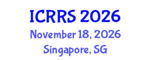International Conference on Religion and Religious Studies (ICRRS) November 18, 2026 - Singapore, Singapore International Conference on Religion and Religious Studies (ICRRS) November 18, 2026 - Singapore, Singapore