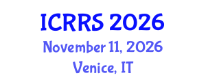 International Conference on Religion and Religious Studies (ICRRS) November 11, 2026 - Venice, Italy International Conference on Religion and Religious Studies (ICRRS) November 11, 2026 - Venice, Italy