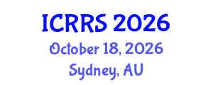 International Conference on Religion and Religious Studies (ICRRS) October 18, 2026 - Sydney, Australia International Conference on Religion and Religious Studies (ICRRS) October 18, 2026 - Sydney, Australia