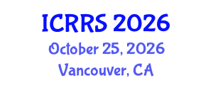 International Conference on Religion and Religious Studies (ICRRS) October 25, 2026 - Vancouver, Canada International Conference on Religion and Religious Studies (ICRRS) October 25, 2026 - Vancouver, Canada