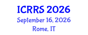 International Conference on Religion and Religious Studies (ICRRS) September 16, 2026 - Rome, Italy International Conference on Religion and Religious Studies (ICRRS) September 16, 2026 - Rome, Italy
