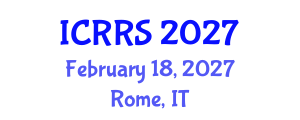 International Conference on Religion and Religious Studies (ICRRS) February 18, 2027 - Rome, Italy International Conference on Religion and Religious Studies (ICRRS) February 18, 2027 - Rome, Italy