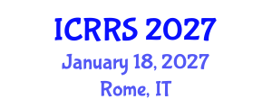 International Conference on Religion and Religious Studies (ICRRS) January 18, 2027 - Rome, Italy International Conference on Religion and Religious Studies (ICRRS) January 18, 2027 - Rome, Italy