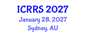 International Conference on Religion and Religious Studies (ICRRS) January 28, 2027 - Sydney, Australia International Conference on Religion and Religious Studies (ICRRS) January 28, 2027 - Sydney, Australia
