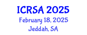 International Conference on Remote Sensing and Applications (ICRSA) February 18, 2025 - Jeddah, Saudi Arabia