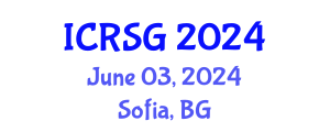 International Conference on Remote Sensing and Geomorphology (ICRSG) June 03, 2024 - Sofia, Bulgaria