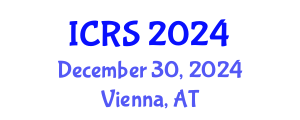 International Conference on Remote Sensing (ICRS) December 30, 2024 - Vienna, Austria