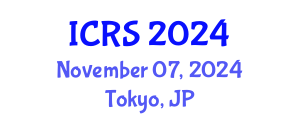 International Conference on Remote Sensing (ICRS) November 07, 2024 - Tokyo, Japan