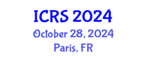 International Conference on Remote Sensing (ICRS) October 28, 2024 - Paris, France