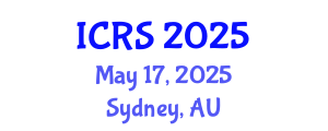 International Conference on Remote Sensing (ICRS) May 17, 2025 - Sydney, Australia