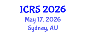 International Conference on Remote Sensing (ICRS) May 17, 2026 - Sydney, Australia