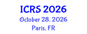 International Conference on Remote Sensing (ICRS) October 28, 2026 - Paris, France