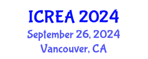 International Conference on Renewable Energy and Applications (ICREA) September 26, 2024 - Vancouver, Canada