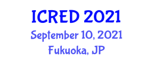 International Conference on Renewable Energy and Development (ICRED) September 10, 2021 - Fukuoka, Japan