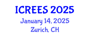 International Conference on Renewable Energy and Energy Systems (ICREES) January 14, 2025 - Zurich, Switzerland