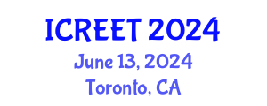 International Conference on Renewable Energy and Energy Transformation (ICREET) June 13, 2024 - Toronto, Canada
