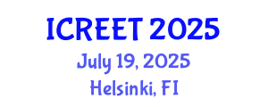International Conference on Renewable Energy and Energy Transformation (ICREET) July 19, 2025 - Helsinki, Finland