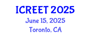 International Conference on Renewable Energy and Energy Transformation (ICREET) June 15, 2025 - Toronto, Canada