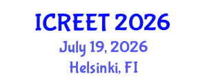 International Conference on Renewable Energy and Energy Transformation (ICREET) July 19, 2026 - Helsinki, Finland