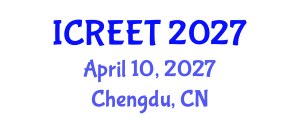 International Conference on Renewable Energy and Energy Transformation (ICREET) April 10, 2027 - Chengdu, China International Conference on Renewable Energy and Energy Transformation (ICREET) April 10, 2027 - Chengdu, China