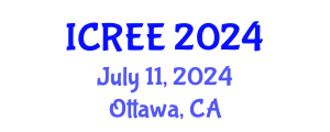 International Conference on Renewable Energy and Environment (ICREE) July 11, 2024 - Ottawa, Canada