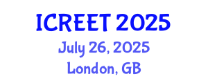 International Conference on Renewable Energy and Environmental Technology (ICREET) July 26, 2025 - London, United Kingdom