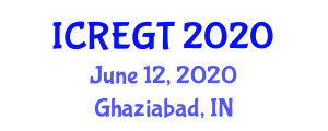 International Conference on Renewable Energy and Green Technology (ICREGT) June 12, 2020 - Ghaziabad, India