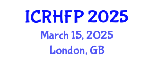 International Conference on Reproductive Health and Family Planning (ICRHFP) March 15, 2025 - London, United Kingdom