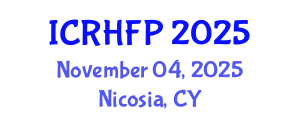 International Conference on Reproductive Health and Family Planning (ICRHFP) November 04, 2025 - Nicosia, Cyprus
