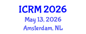 International Conference on Reproductive Medicine (ICRM) May 13, 2026 - Amsterdam, Netherlands