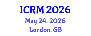 International Conference on Reproductive Medicine (ICRM) May 24, 2026 - London, United Kingdom