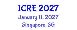 International Conference on Requirements Engineering (ICRE) January 11, 2027 - Singapore, Singapore International Conference on Requirements Engineering (ICRE) January 11, 2027 - Singapore, Singapore