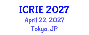 International Conference on Research, Innovation and Entrepreneurship (ICRIE) April 22, 2027 - Tokyo, Japan International Conference on Research, Innovation and Entrepreneurship (ICRIE) April 22, 2027 - Tokyo, Japan