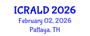 International Conference on Residential Architecture and Landscape Design (ICRALD) February 02, 2026 - Pattaya, Thailand International Conference on Residential Architecture and Landscape Design (ICRALD) February 02, 2026 - Pattaya, Thailand