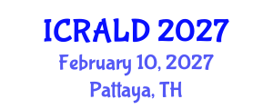 International Conference on Residential Architecture and Landscape Design (ICRALD) February 10, 2027 - Pattaya, Thailand International Conference on Residential Architecture and Landscape Design (ICRALD) February 10, 2027 - Pattaya, Thailand