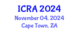 International Conference on Residential Architecture (ICRA) November 04, 2024 - Cape Town, South Africa
