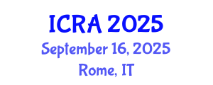International Conference on Residential Architecture (ICRA) September 16, 2025 - Rome, Italy