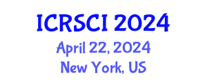 International Conference on Resilience and Sustainability of Civil Infrastructure (ICRSCI) April 22, 2024 - New York, United States