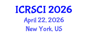 International Conference on Resilience and Sustainability of Civil Infrastructure (ICRSCI) April 22, 2026 - New York, United States