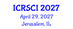 International Conference on Resilience and Sustainability of Civil Infrastructure (ICRSCI) April 29, 2027 - Jerusalem, Israel International Conference on Resilience and Sustainability of Civil Infrastructure (ICRSCI) April 29, 2027 - Jerusalem, Israel